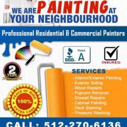 💥PAINTING SERVICE—AFFORDABLE PAINTERS—RESIDENTIAL/COMMERCIAL PAINTER! (✅LOCAL AUSTIN PAINTER ✅INTERIOR & EXTERIOR PAINTING SERVICES)